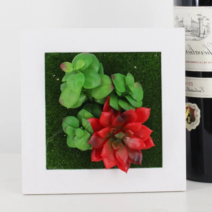 Lisslune | GreenFrame Wall Decoration – 3D Art Plant in Modern Hanging Frame
