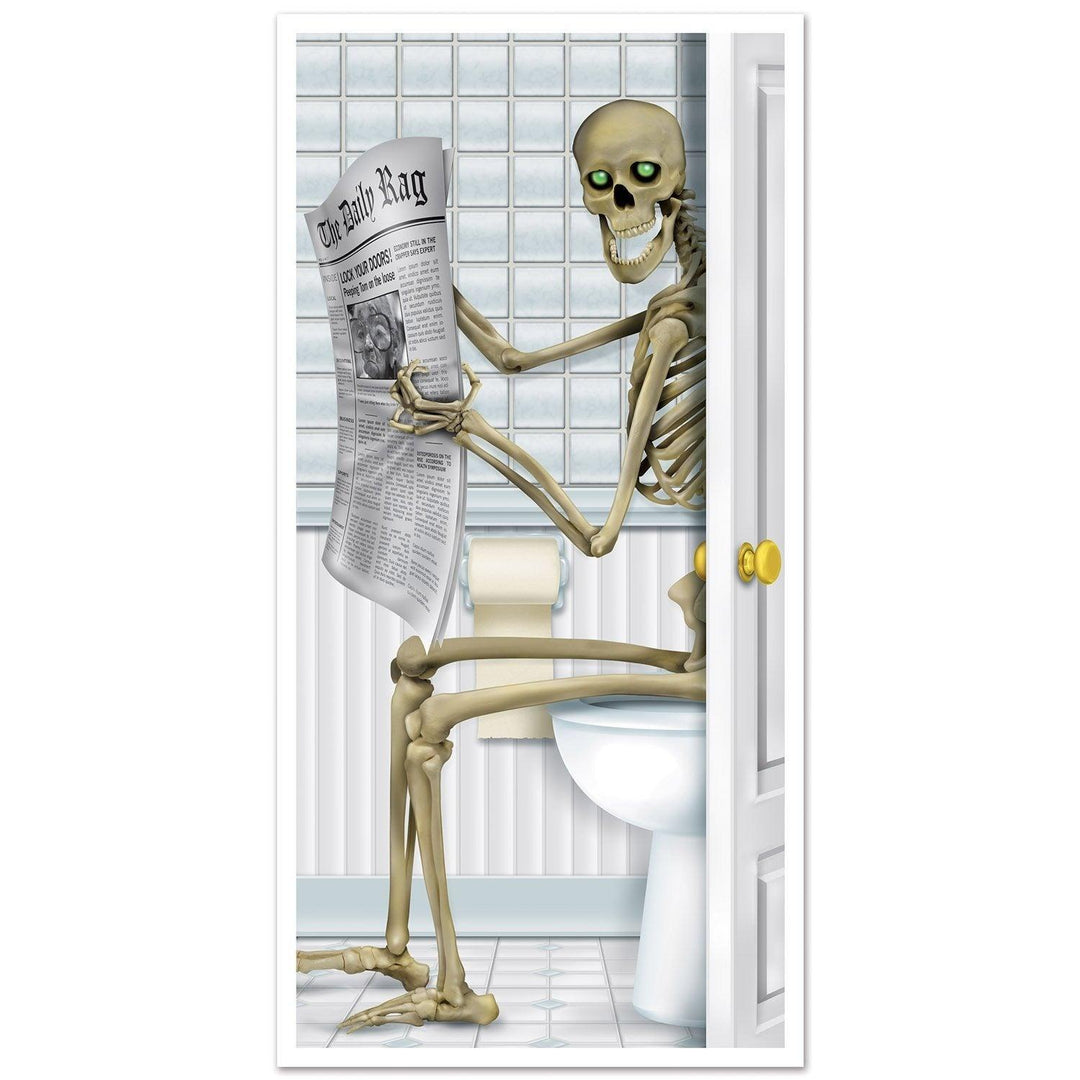 Lisslune | Chilling Zombie Skeleton Door Stickers for Spooky Halloween Decor