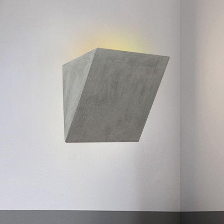 Lisslune | Cement Bowl/Cylinder Shade Wall Lighting Modern Style 1 Light Bathroom Wall Light Fixture in Gray