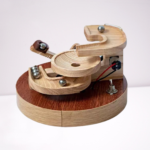 Lisslune | Eternal Motion Wooden Marble Machine