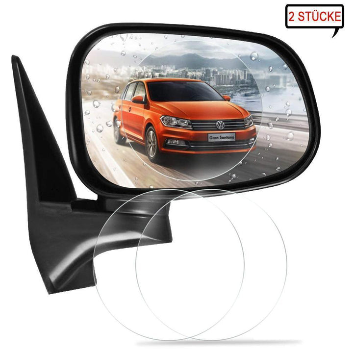 Lisslune | Car rearview mirror protective film, rainproof film, highly rainproof, anti-fog, clear visibility-2pcs