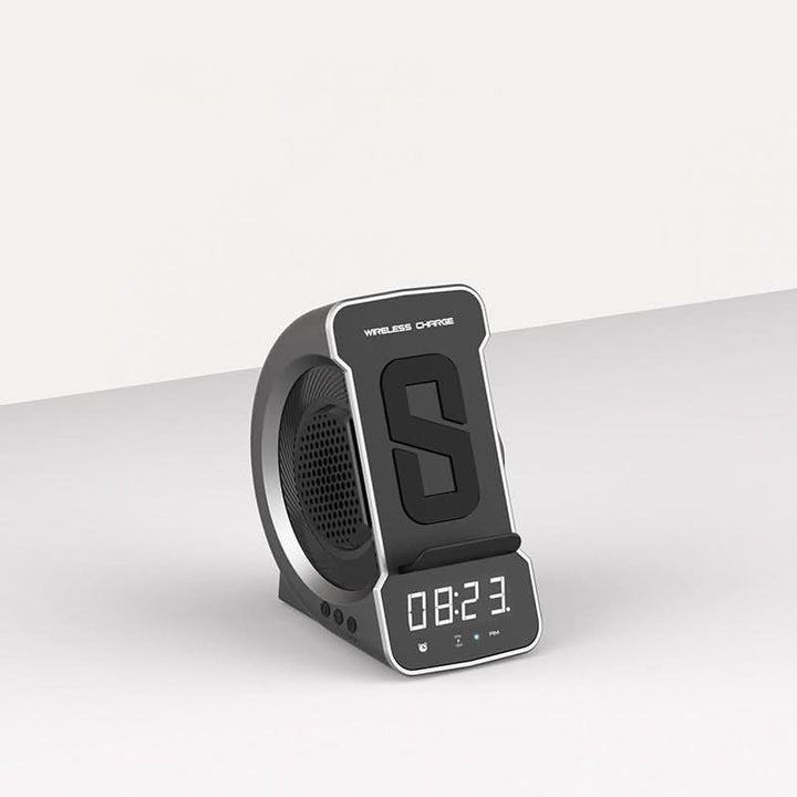 Lisslune | BRYN - Alarm clock with portable speaker and wireless charger