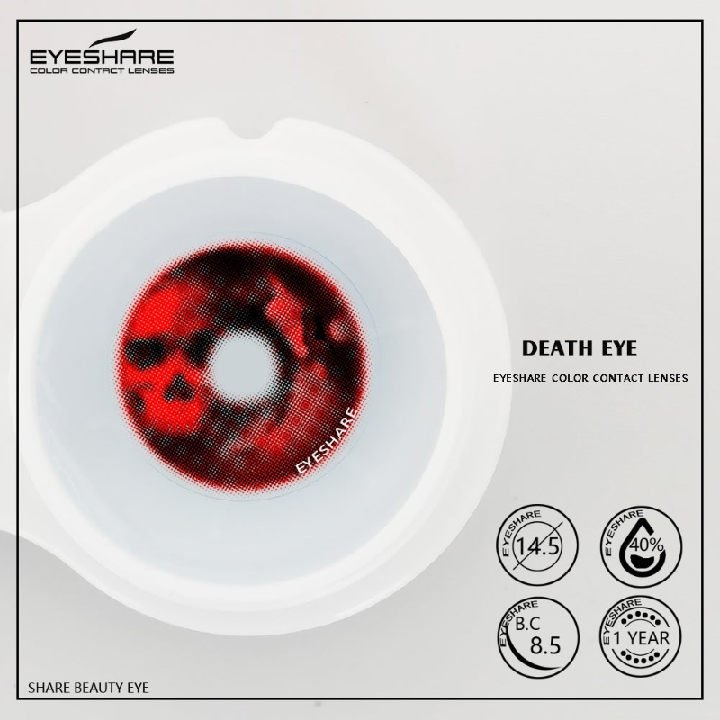 Rynx Cosplay Death Eye 14.5mm 1 pair | 1 year
