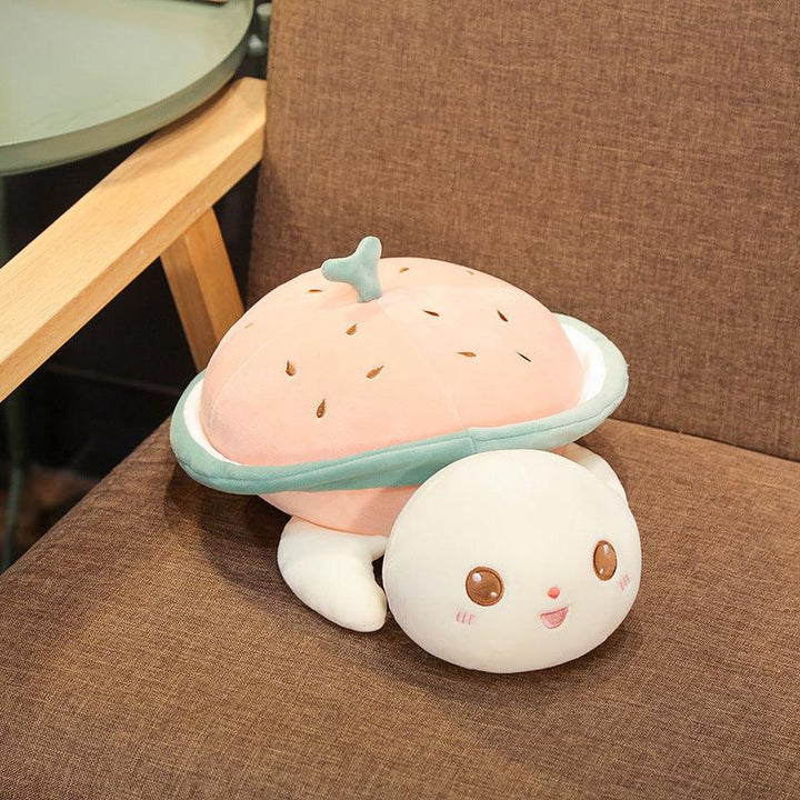 Lisslune | Watermelon Turtle Comfort Cuddle Pillow for Cozy Relaxation