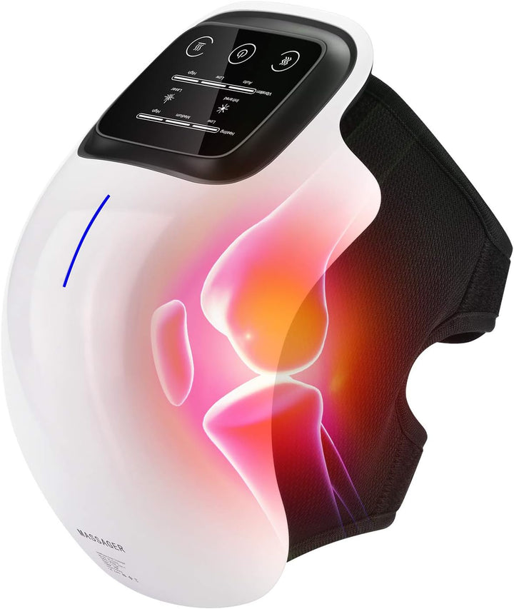 Lisslune | WarmFit Knee Massager with Infrared and Vibration – Wireless and Rechargeable