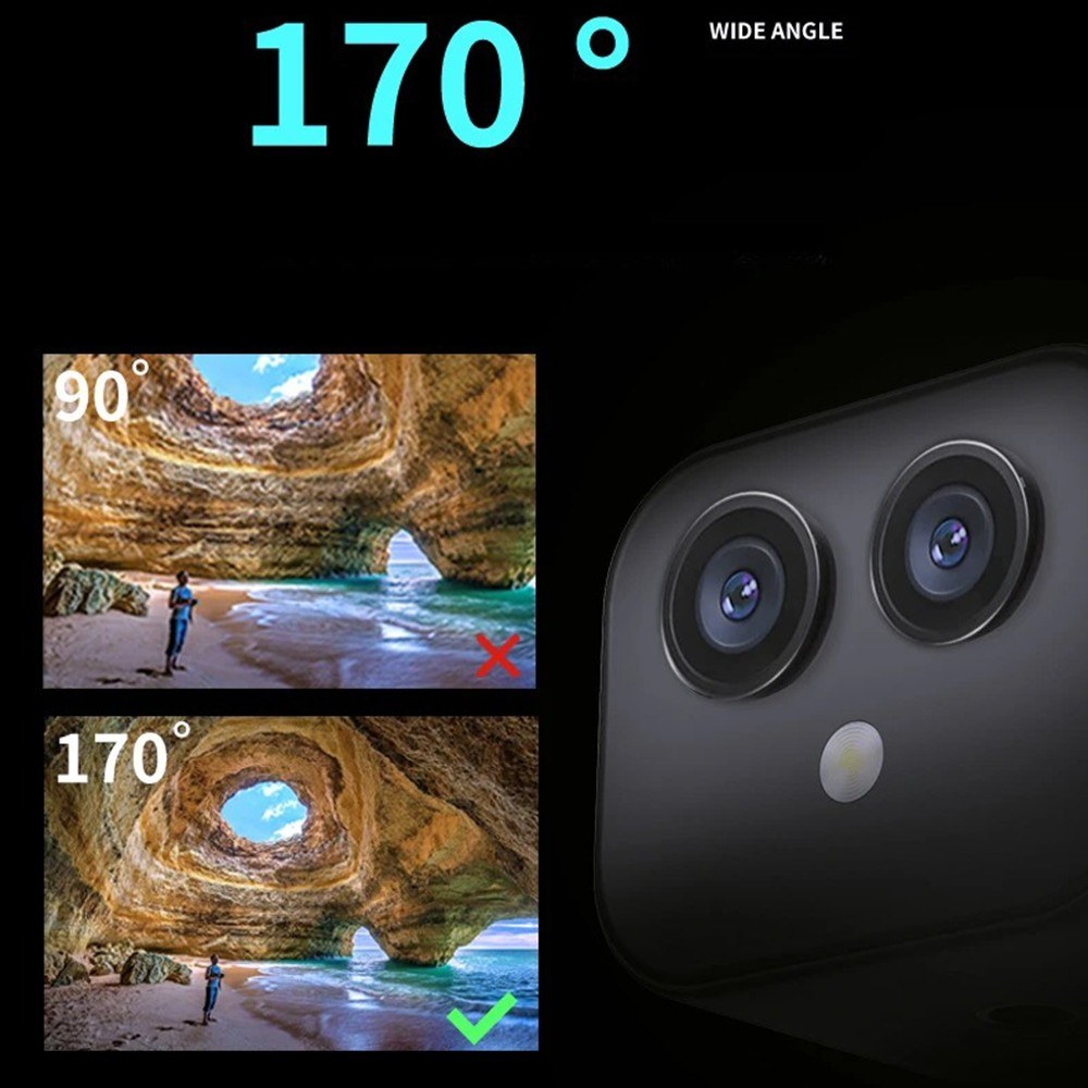 Lisslune | Wireless 4K Security Camera with 170° Wide Angle & Intercom
