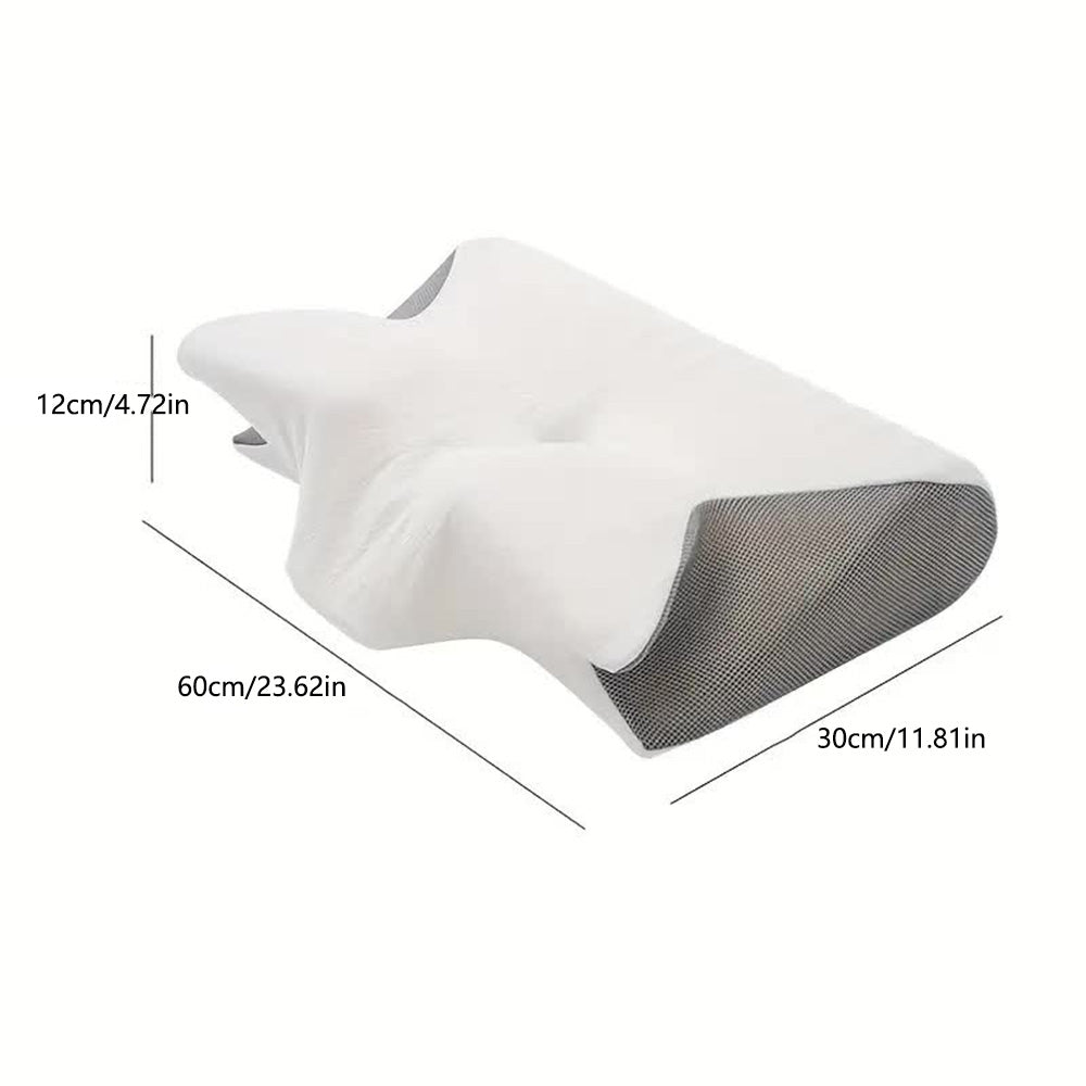 Lisslune | CloudRest - Ergonomic Memory Foam Pillow for Neck and Shoulder Support