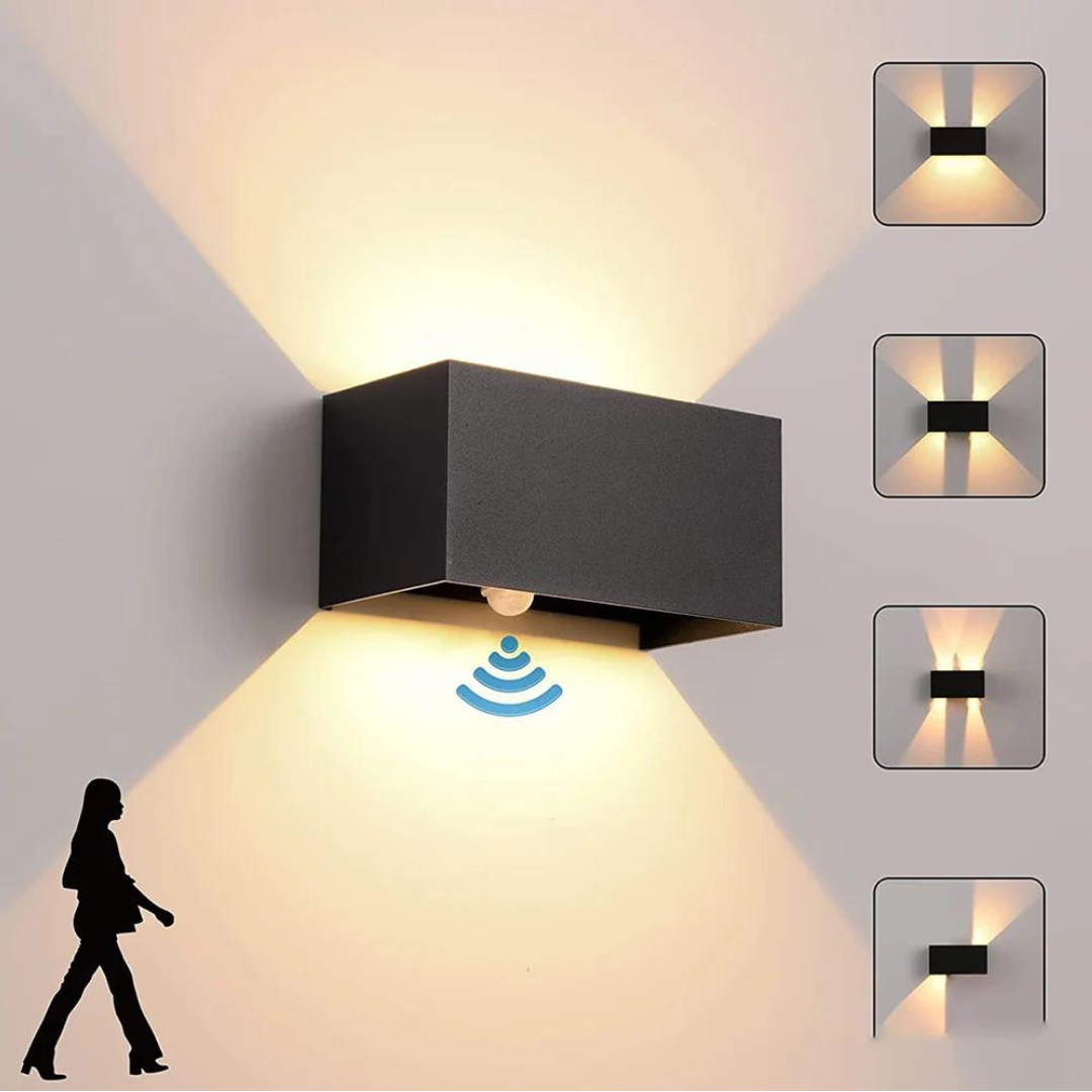 Lisslune | LumiGuard – Waterproof LED Outdoor Lamp with Motion Sensor