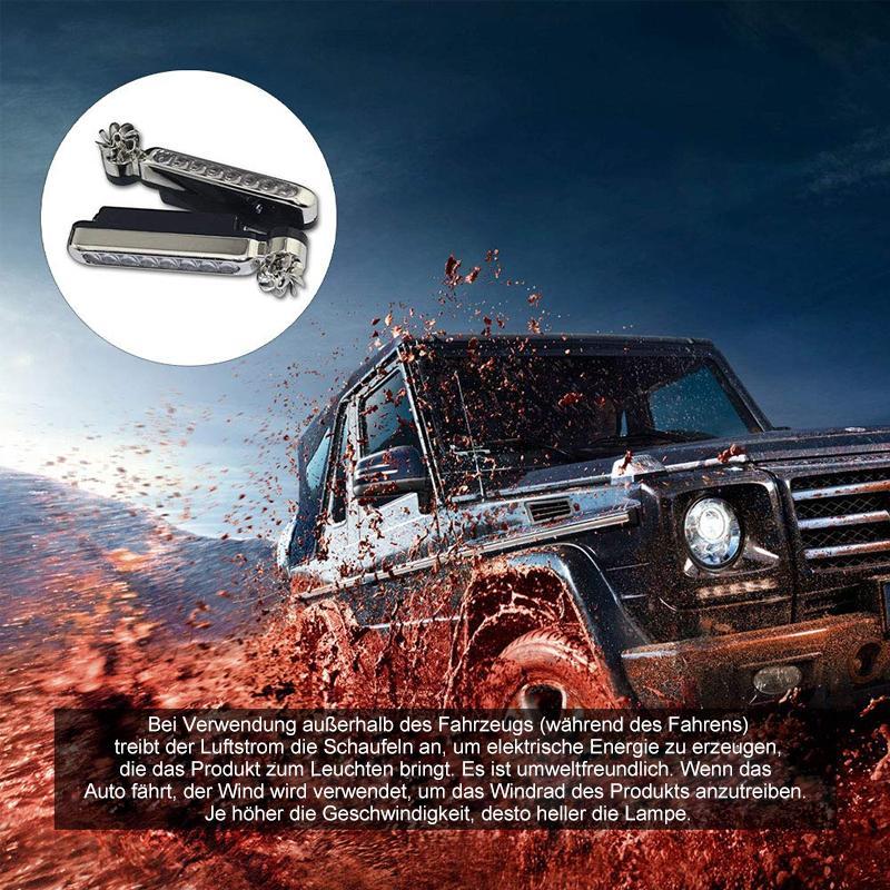 Lisslune | Wind-powered LED car lights (2 pcs)
