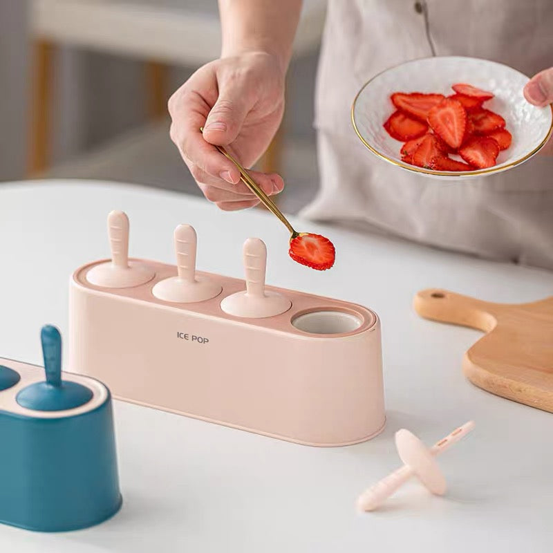 Lisslune | Silicone Ice on a Stick Ice Cream Mold Set