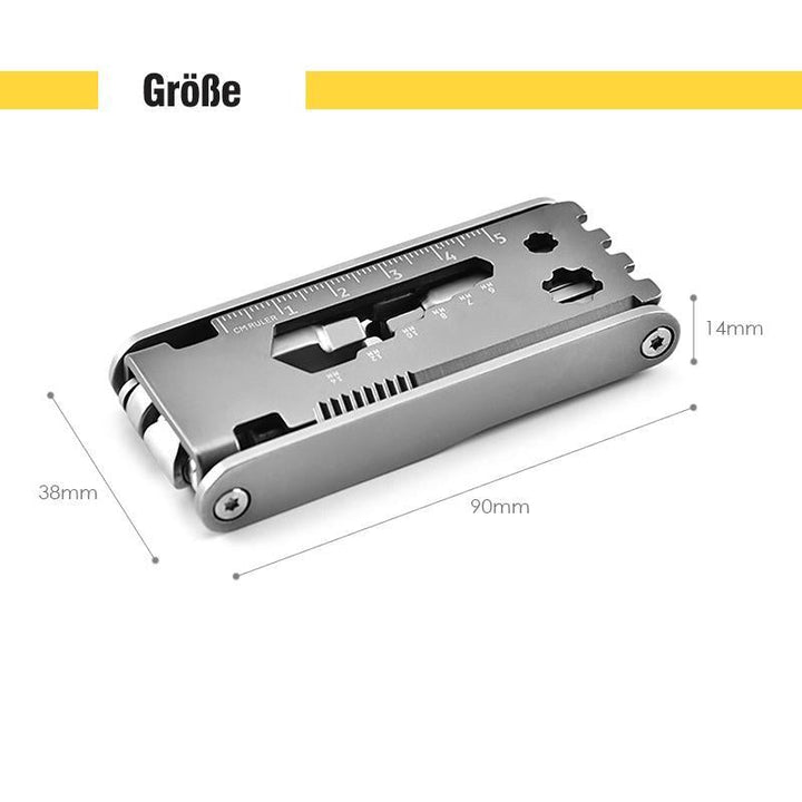 Lisslune | 17 in 1 multifunctional tool made of stainless steel