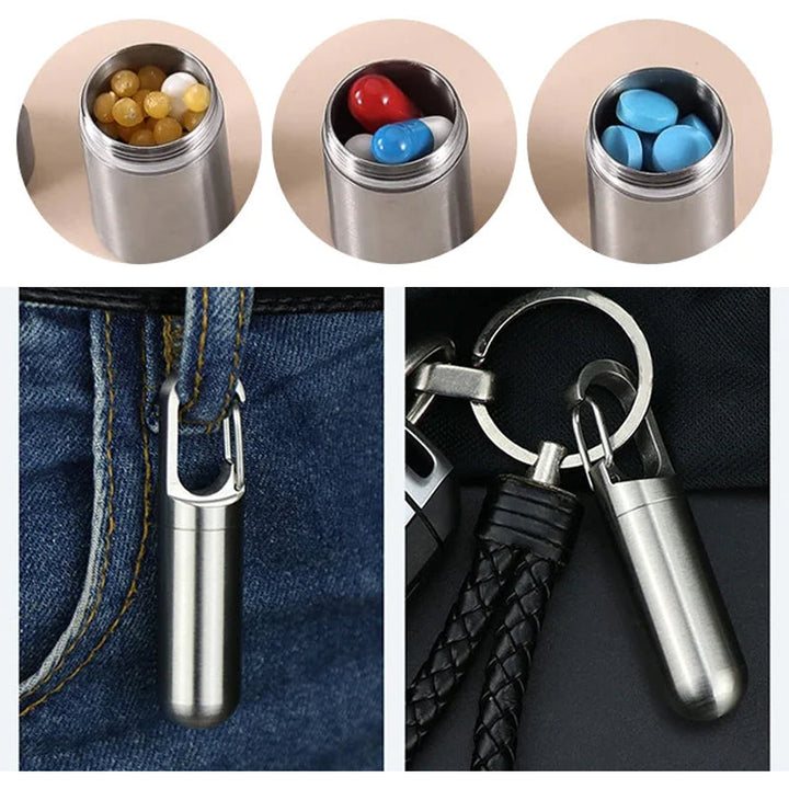 Lisslune | Portable Medication Box made of Stainless Steel