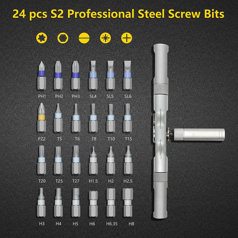 Lisslune | Ratchet 24-in-1 Screwdriver Set