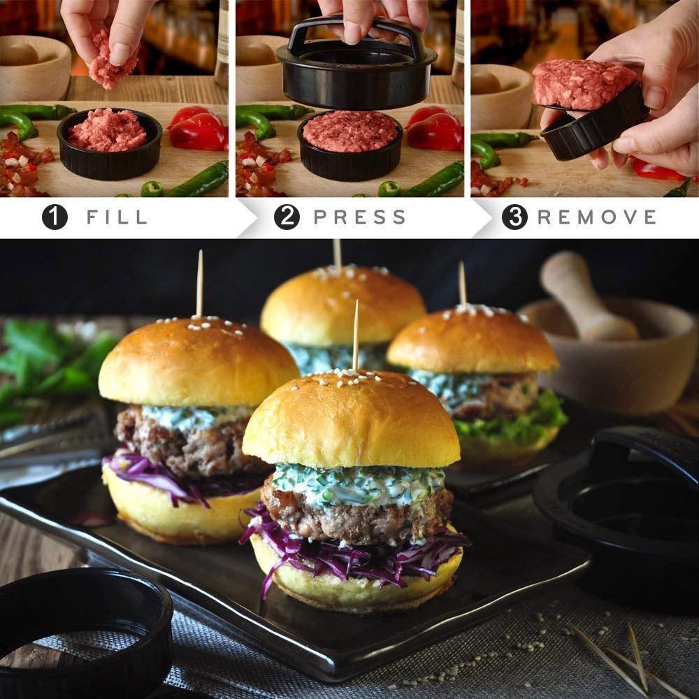 Lisslune | Hirundo 1-2-3 Burger Press Patty Maker