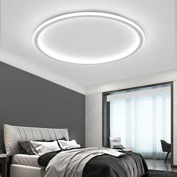 Lisslune | Scandinavian Round Ceiling Lamp - AuroraSphere