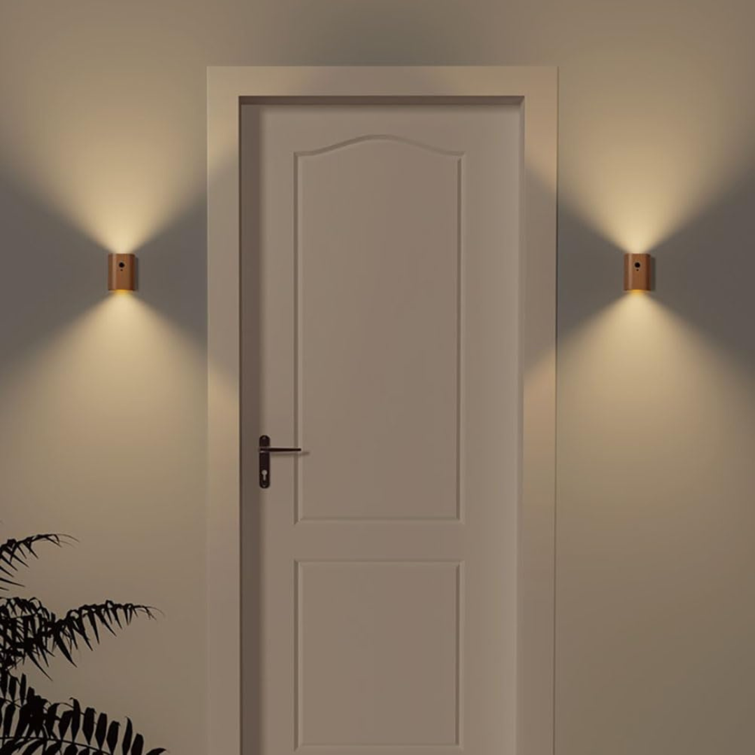 Lisslune | Rechargeable LED Wall Light with Motion Sensor – Warm White