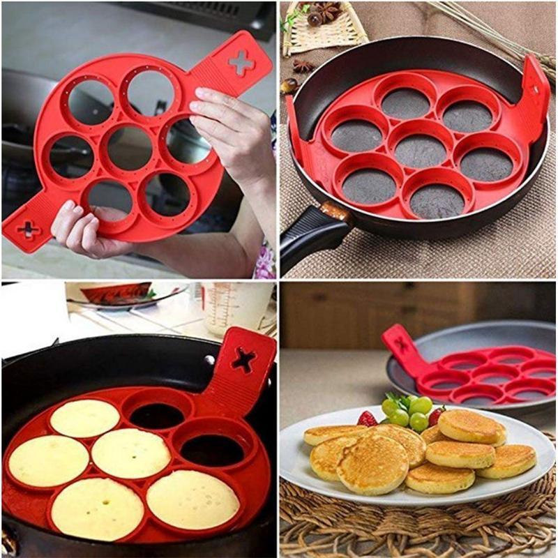 Lisslune | Non-stick silicone pancake mold ring