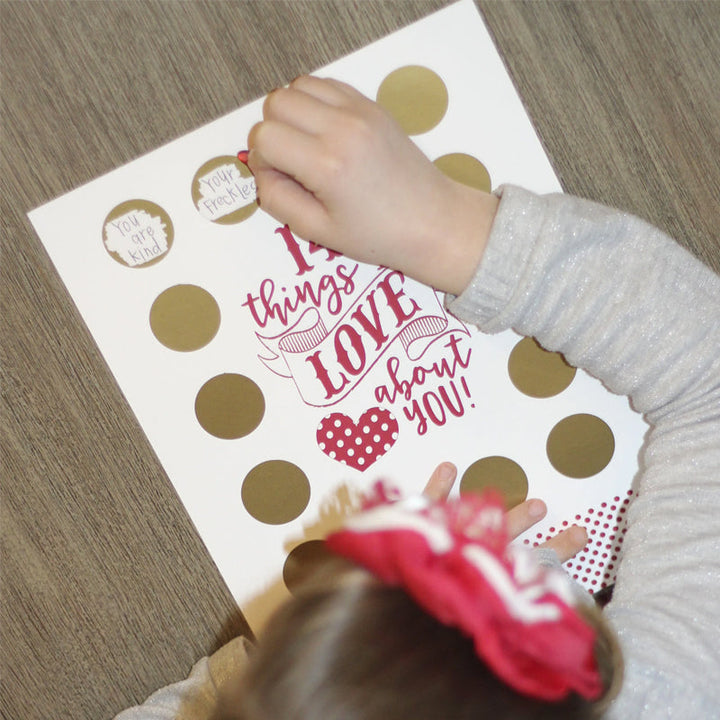Lisslune | Valentine's Scratching Advent "14 Things I Love About You!"
