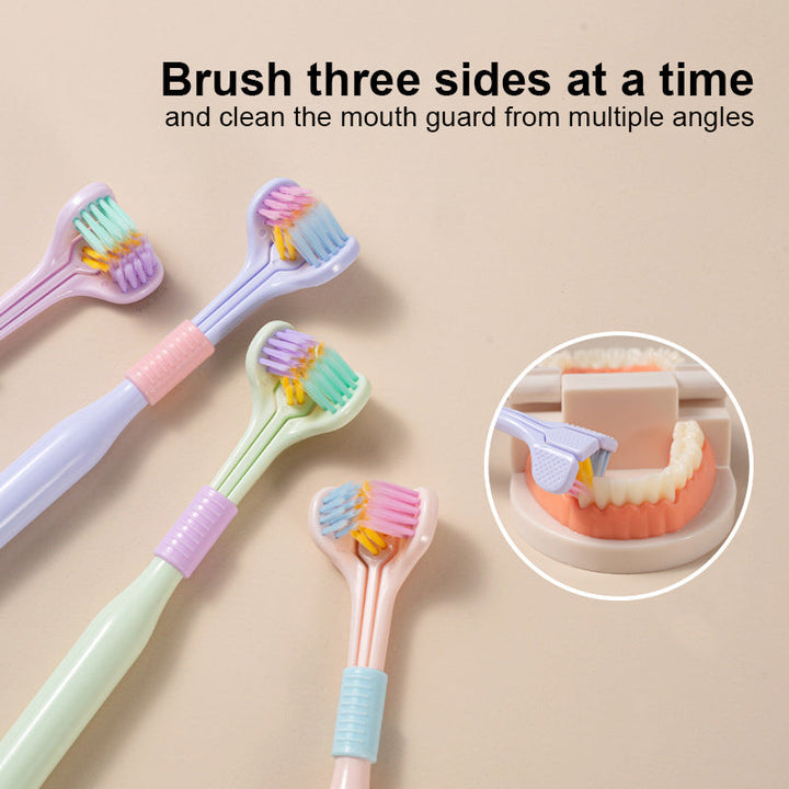 Lisslune | Three-sided toothbrush