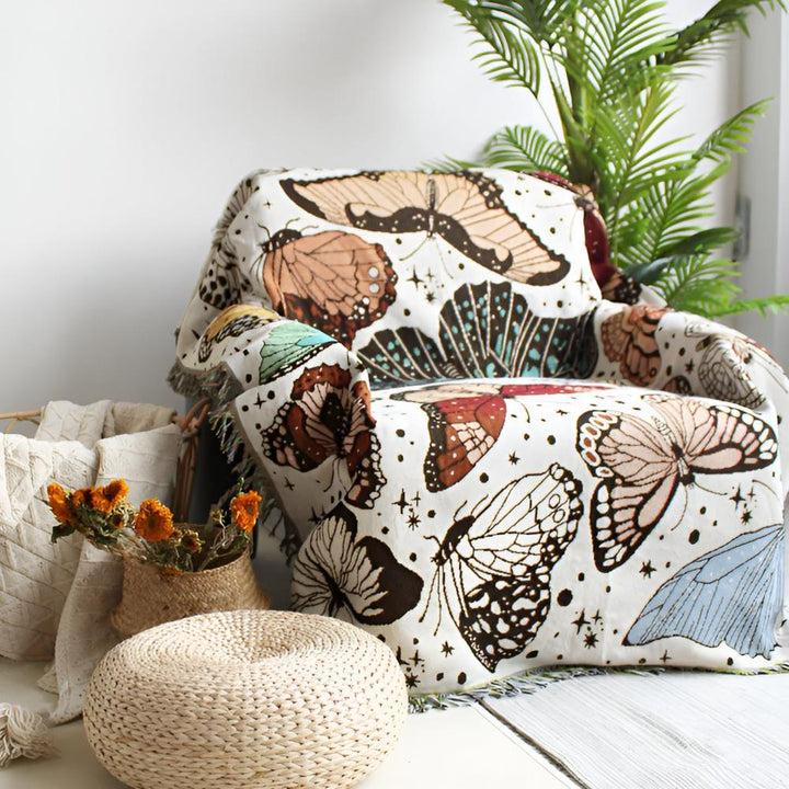 Lisslune | Butterfly Garden Blanket