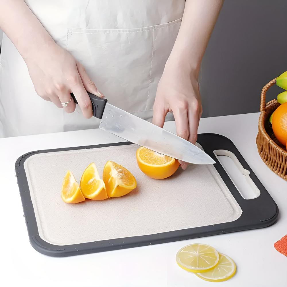 Lisslune | Reversible Stainless Steel Cutting Board