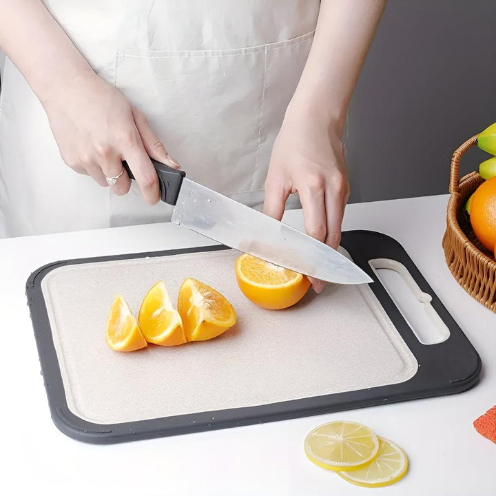 Lisslune | Reversible Stainless Steel Cutting Board
