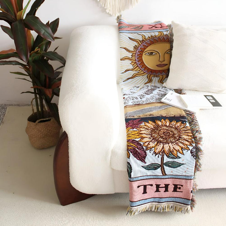 Lisslune | Boho Sun Tapestry Blanket
