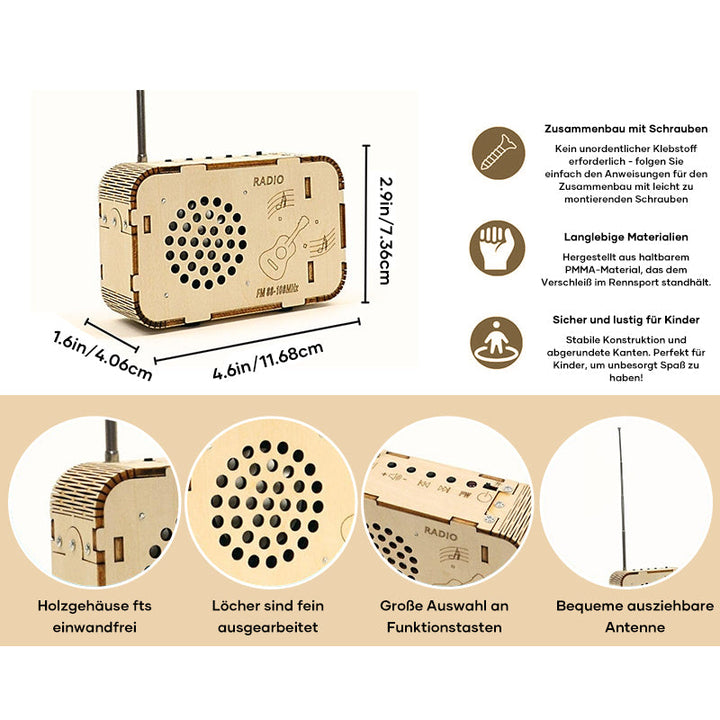 Lisslune | Kids Craft Radio Model