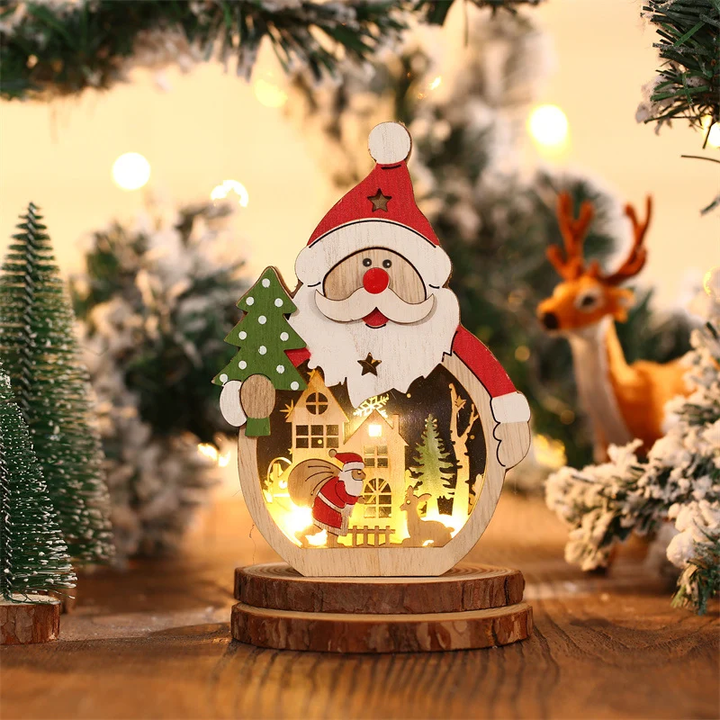 Lisslune | LED Christmas lighting made of wood