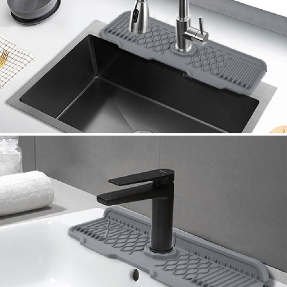 Lisslune | Aqua Slope Rubber Faucet Sink Mat