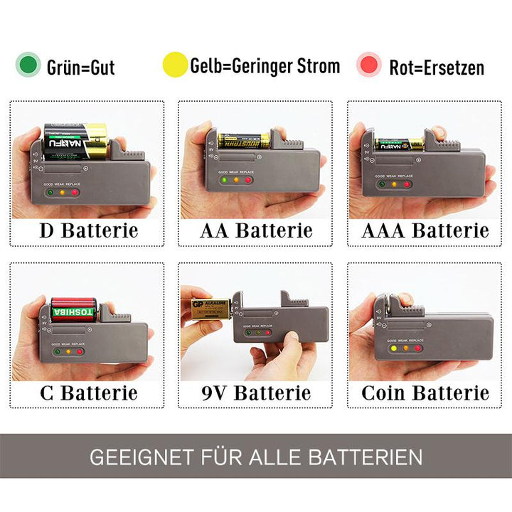 Lisslune | Battery storage with tester