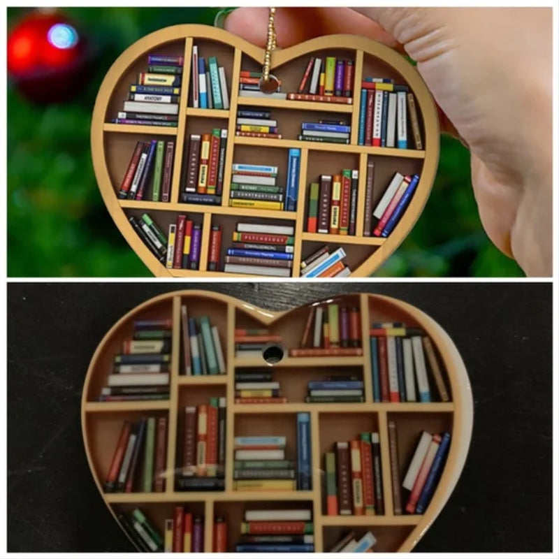 Lisslune | Sweet Heart Shaped Book Shelf Decoration