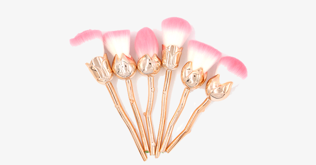 Lisslune | Extraordinary Rosette Brush Set – Make a style statement with your makeup essentials