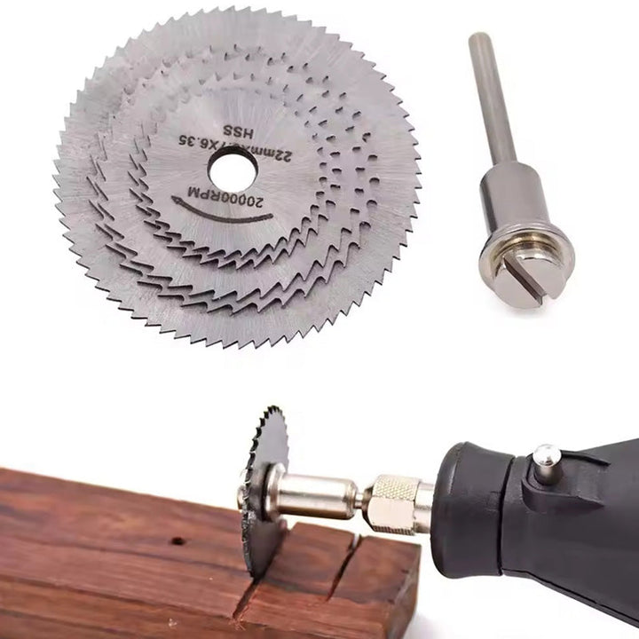 Lisslune | Set of 6 PCS Metal HSS Circular Saw Blade