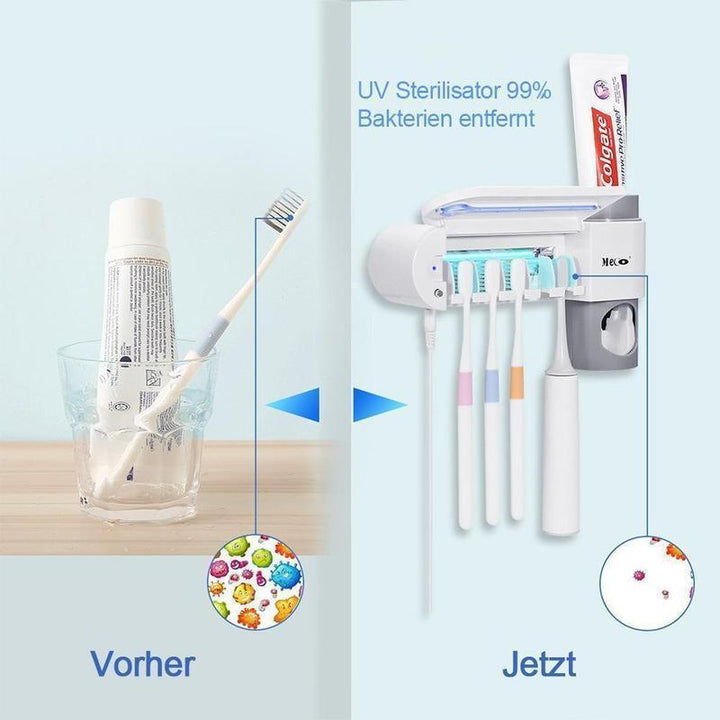 Lisslune | 2-in-1 Disinfection Toothbrush Holder