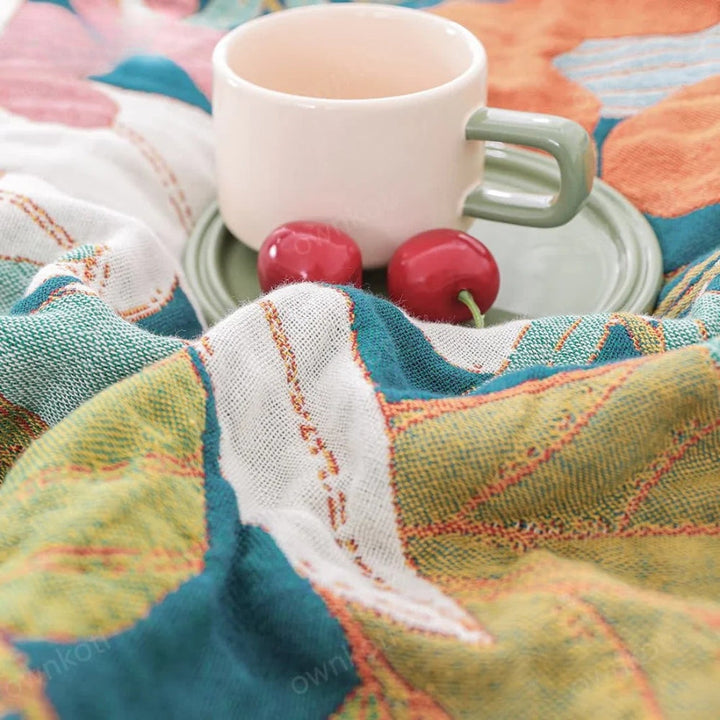 Lisslune | Garden-Inspired Cotton Gauze Blanket