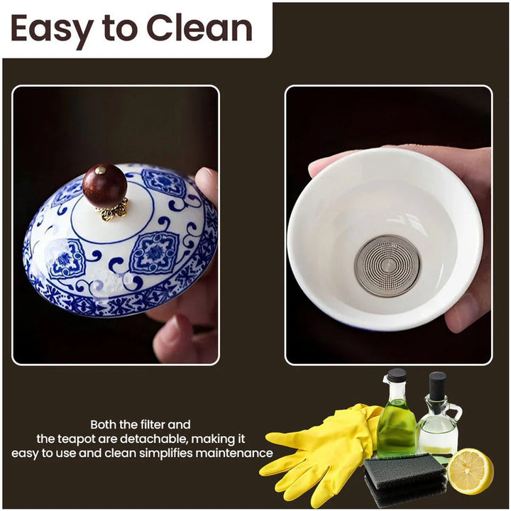 Lisslune | Porcelain Gongfu Tea Set – Timeless Elegance, Perfect Tea Experience