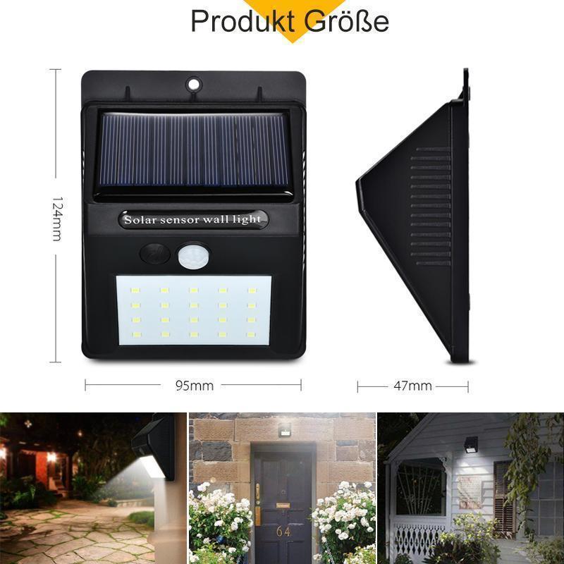 Lisslune | LED Solar Wall Light with Motion Sensor