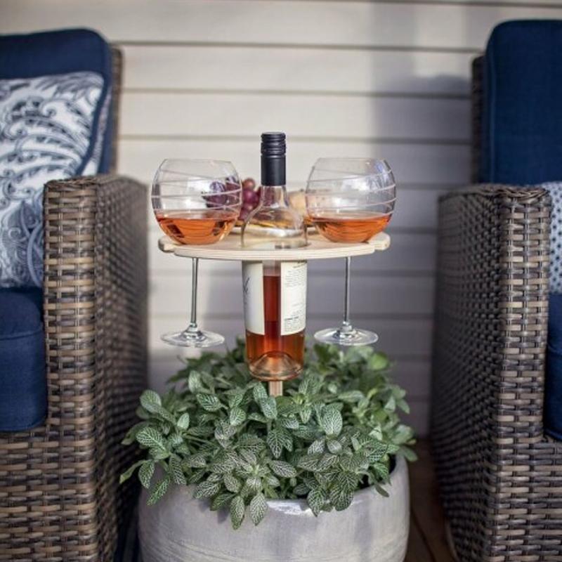 Lisslune | Outdoor portable do-it-yourself wine rack