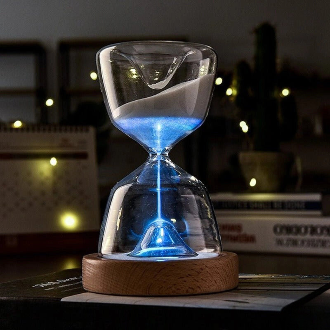 Lisslune | GlowTime Remote-Controlled Hourglass – Magical Timer with Multicolor LED Lights
