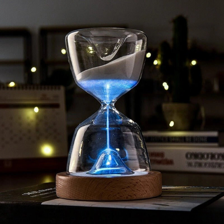 Lisslune | GlowTime Remote-Controlled Hourglass – Magical Timer with Multicolor LED Lights