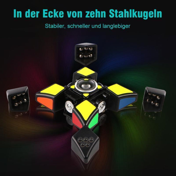 Lisslune | 2-in-1 Finger Magic Cube & Fidget Spinner