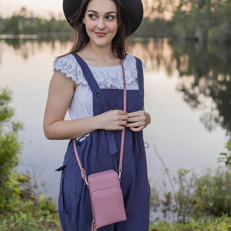 Lisslune | Leather Crossbody Phone Bag | Over-the-Shoulder Phone Bag