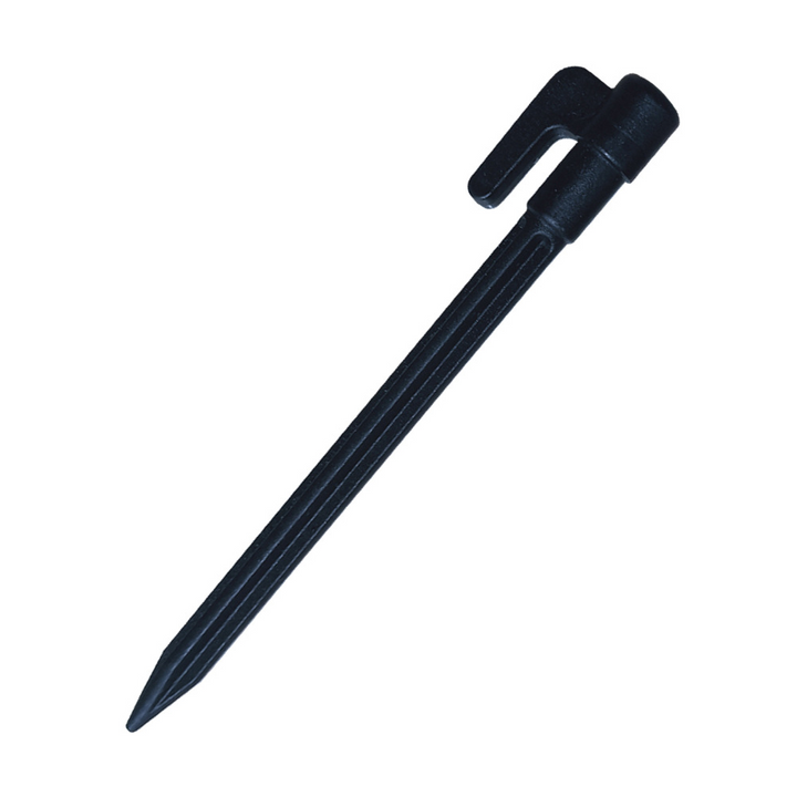 Lisslune | Plastic Tent Stakes with Hooks – Camping Tent Pegs for Tarps and Canopies