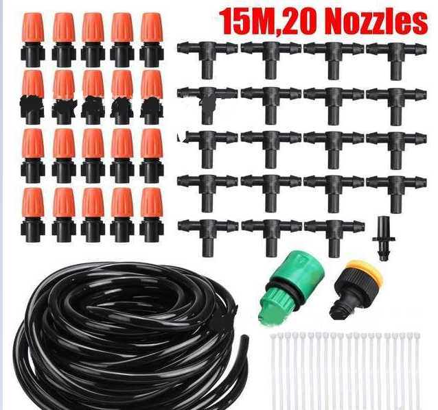Lisslune | Automatic Irrigation System Set – Drip Irrigation for Garden Plants
