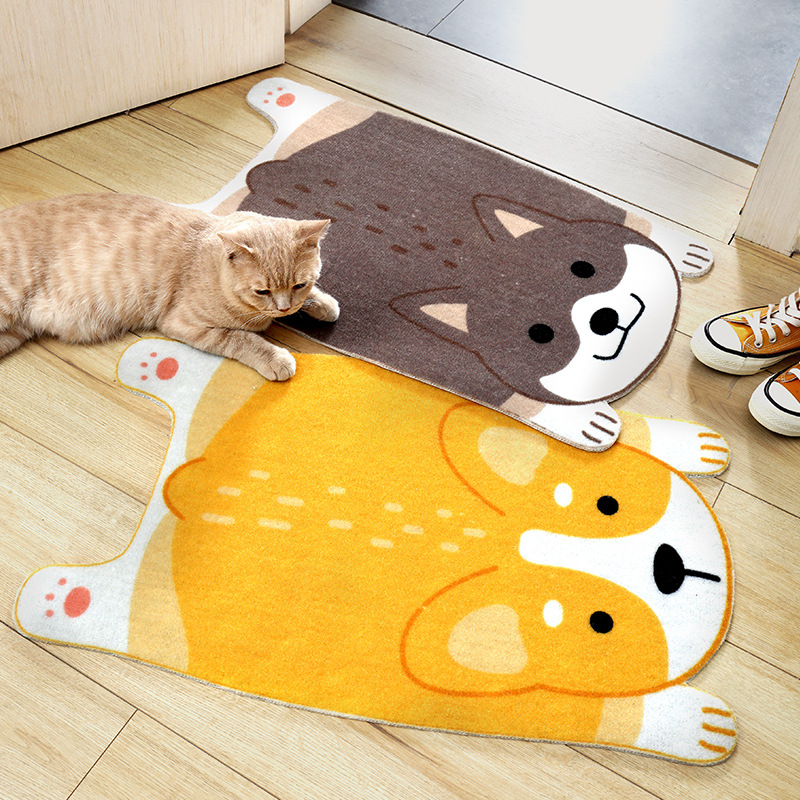 Lisslune | Cute Animal Non-Slip Mat – Pet Design for Kitchen, Bathroom and Hallway