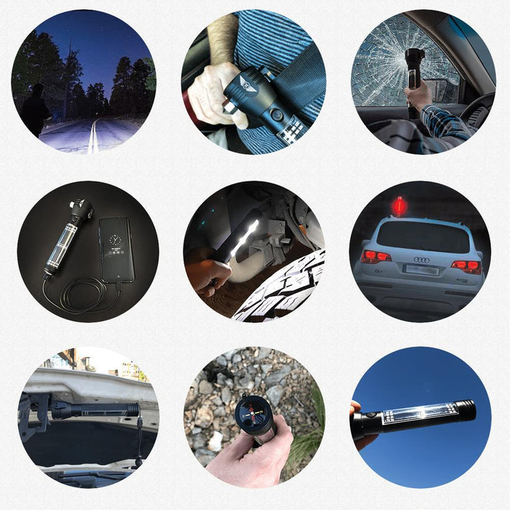 Lisslune | 9-in-1 Multifunction Safety Hammer