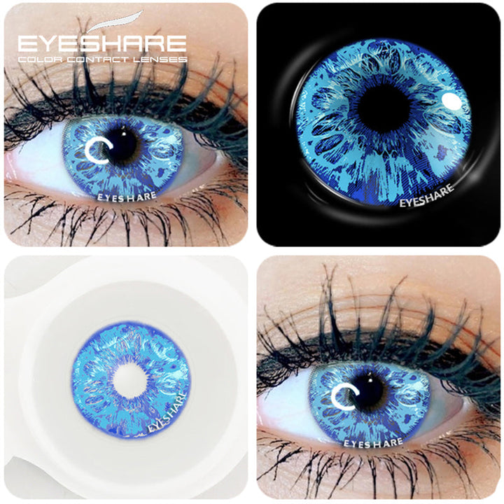 Rynx Cosplay HD38 Blue 14.5mm 1 Pair | 1 Year