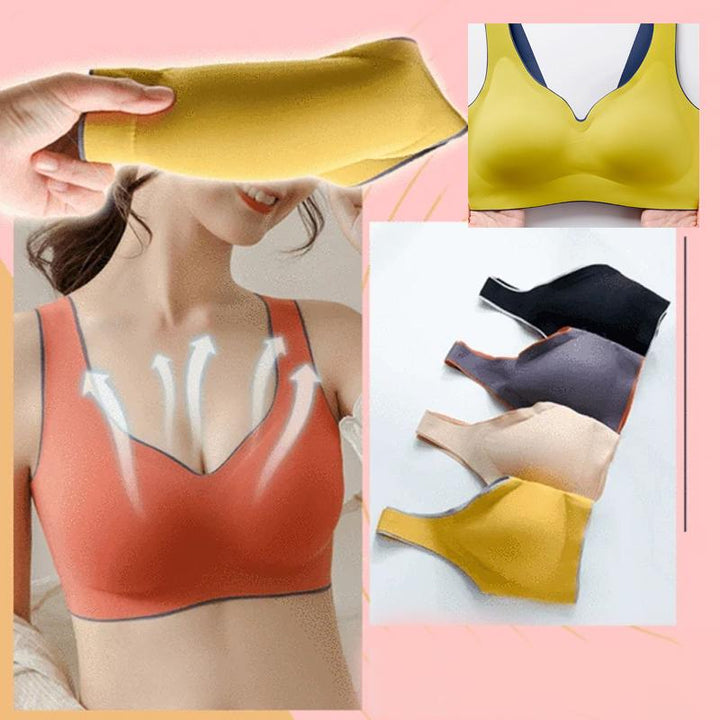 Lisslune | Latex seamless Push-Up bra