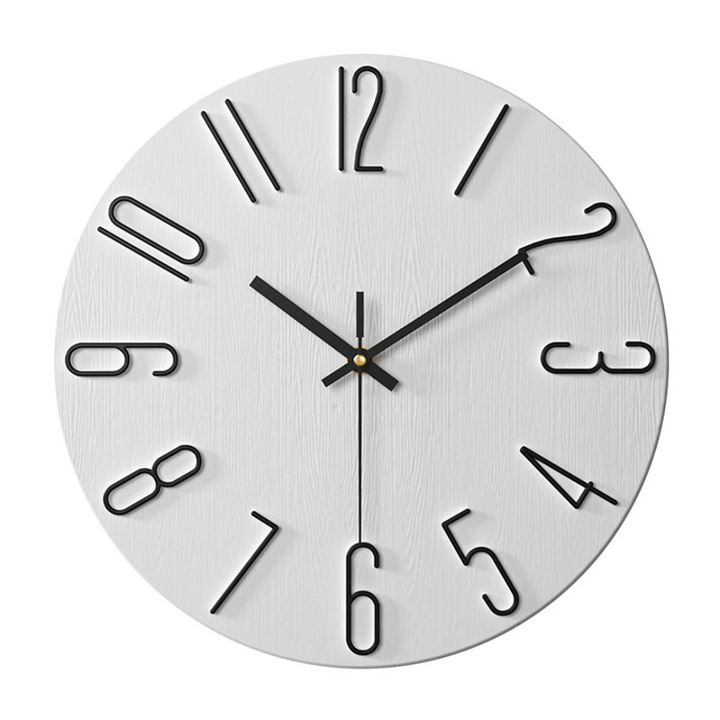 Lisslune | Noble Wall Clock – Modern & Silent Clock for Living Room